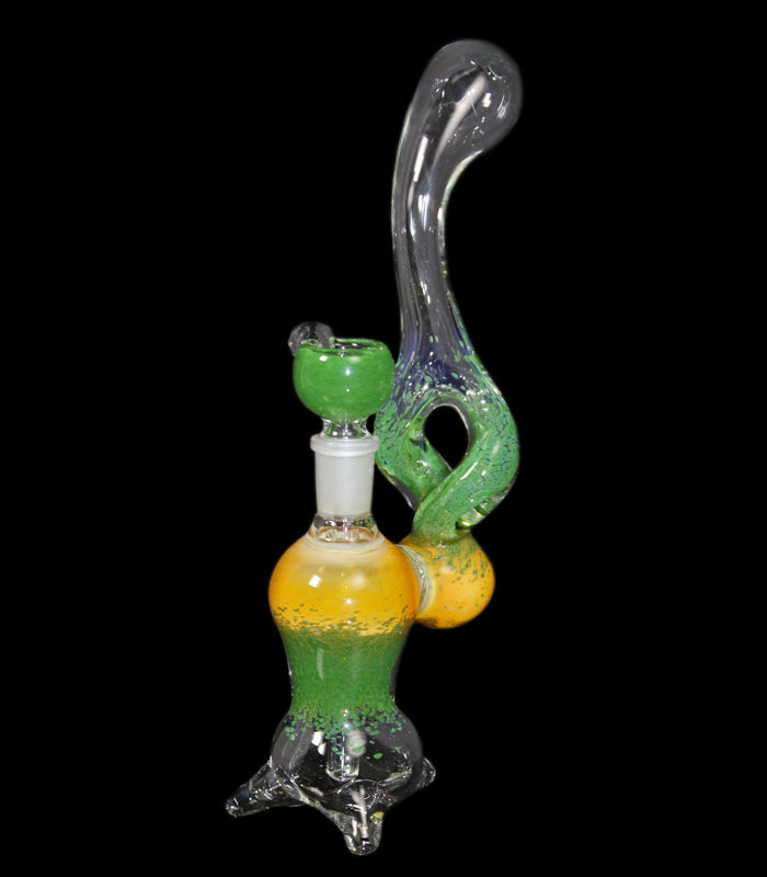 Green Twisted Bubbler | Vers. 1 | Einzelstück