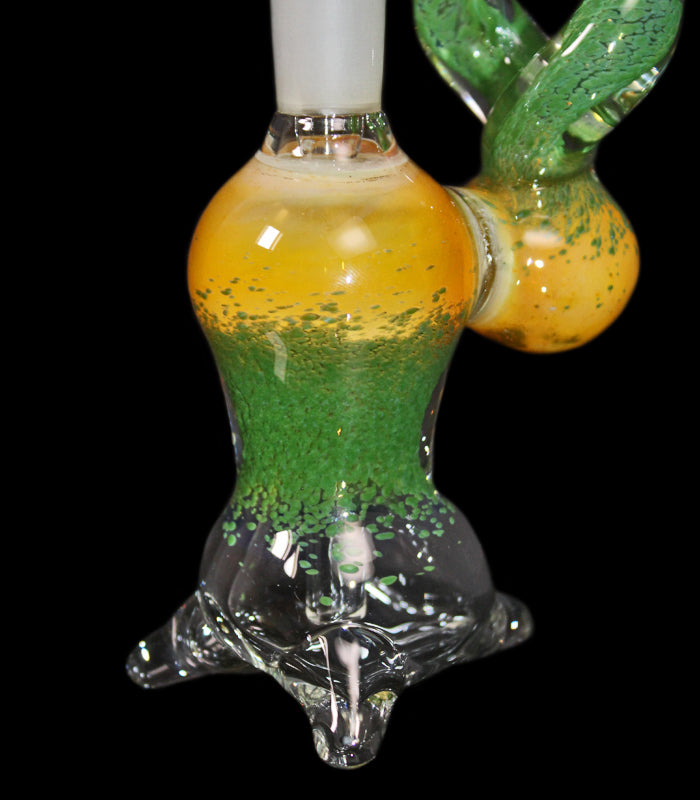 Green Twisted Bubbler | Vers. 1 | Einzelstück