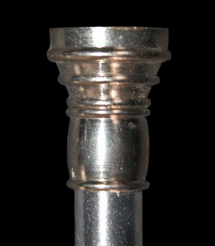 Metall Chillum | Silber | 5,5 cm