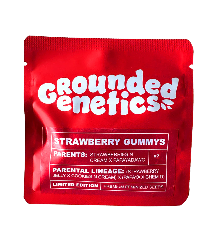 Grounded Genetics | Strawberry Gummies | 7 Samen