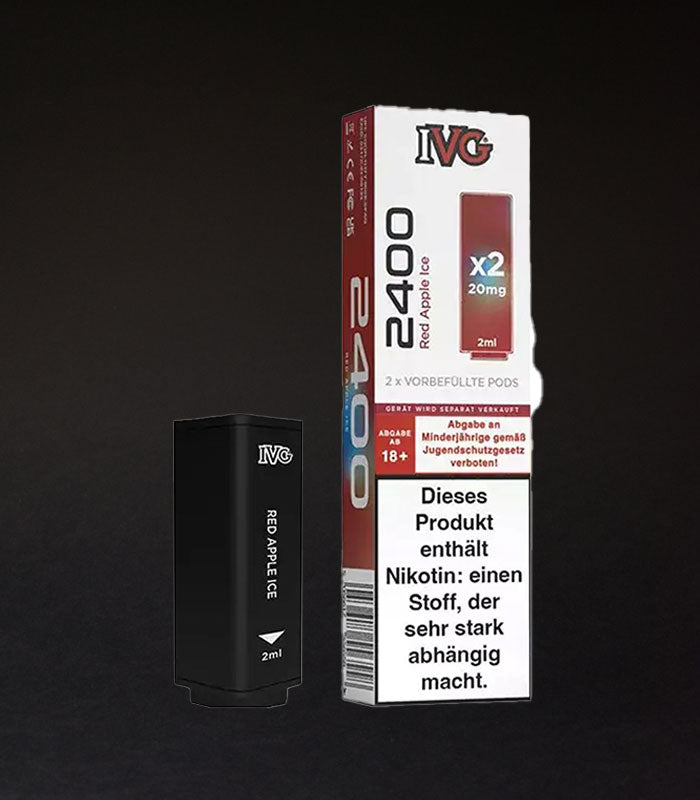 IVG | Bar 2400 | Vorgefüllte Pods | 20 mg/ml Nikotin | 2 Stk. | Versch. Geschmäcker