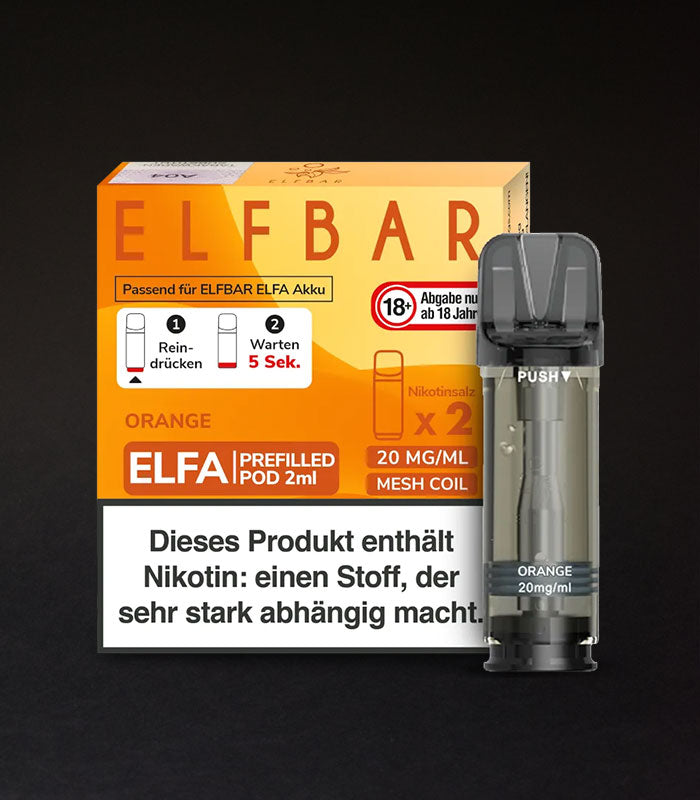 Elfbar Elfa | Prefilled Pods | 2 Stk. | Versch. Geschmäcker | 10 / 20 mg Nikotin