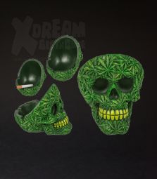 Aschenbecher | Cannabis Skull | ca.11 cm