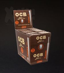 OCB Premium Slim Unbleached Virgin Cones